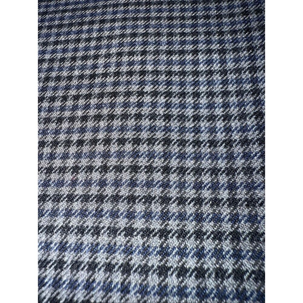 ZARA Woman Ankle Slim Straight Fine Plaid Dress Pants Size 10 - Picture 4 of 9